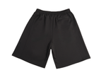 PLEATED TRACK SHORTS - BLACK