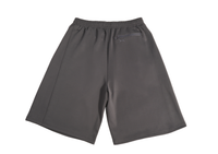 PLEATED TRACK SHORTS - GREY