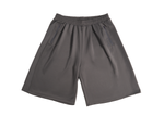 PLEATED TRACK SHORTS - GREY