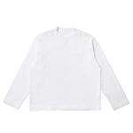 LAYERED HEM LONG SLEEVE - WHITE