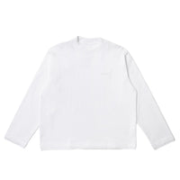 LAYERED HEM LONG SLEEVE - WHITE